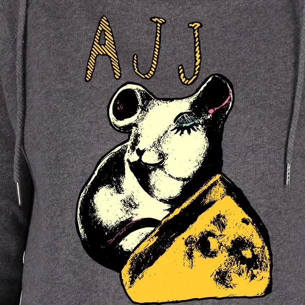 Ajj The B.A.N.D Mouse Art Prints Womens Funnel Neck Pullover Hood