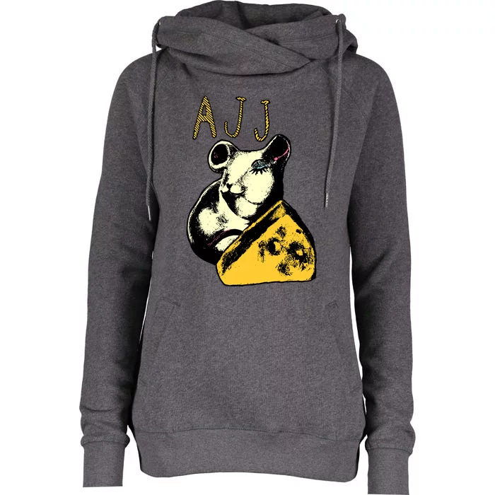 Ajj The B.A.N.D Mouse Art Prints Womens Funnel Neck Pullover Hood