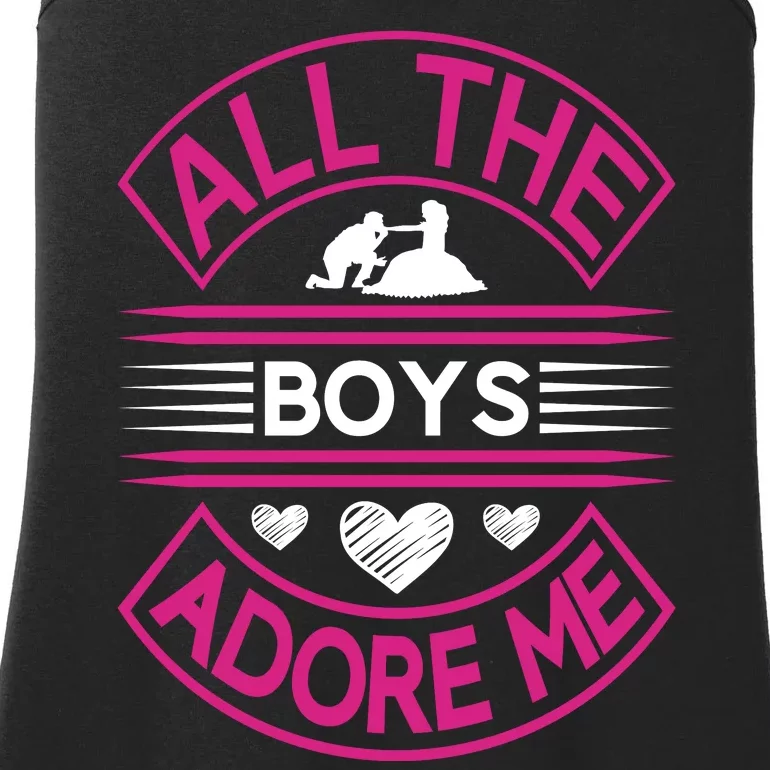 All The Boys Adore Me Ladies Essential Tank