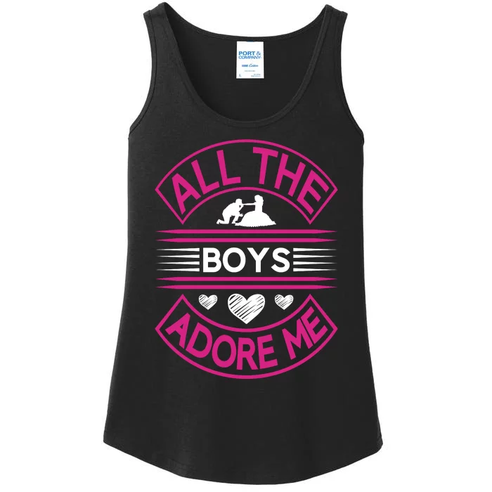 All The Boys Adore Me Ladies Essential Tank