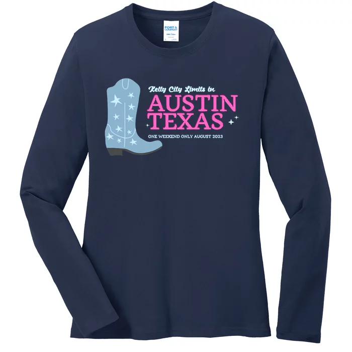 Austin Texas Bachelorette Ladies Long Sleeve Shirt