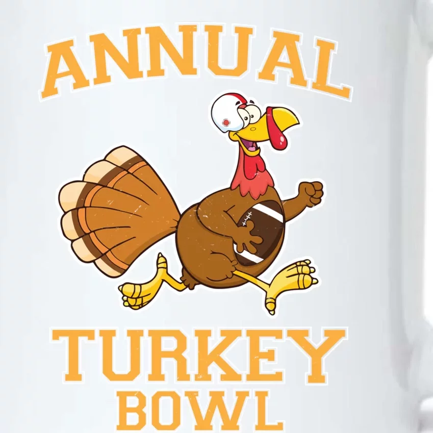 Annual Turkey Bowl Football Sport Lover Funny Thanksgiving Cute Gift Black Color Changing Mug