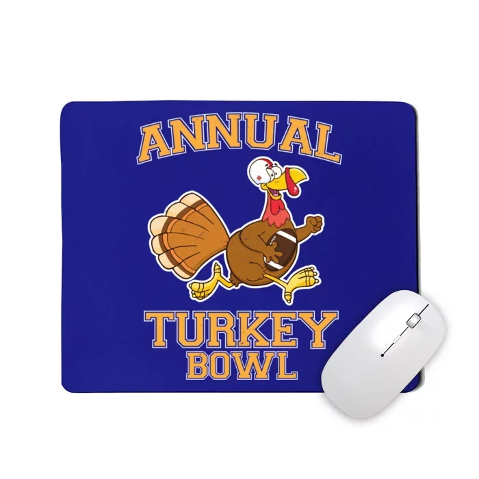 Annual Turkey Bowl Football Sport Lover Funny Thanksgiving Cute Gift Mousepad