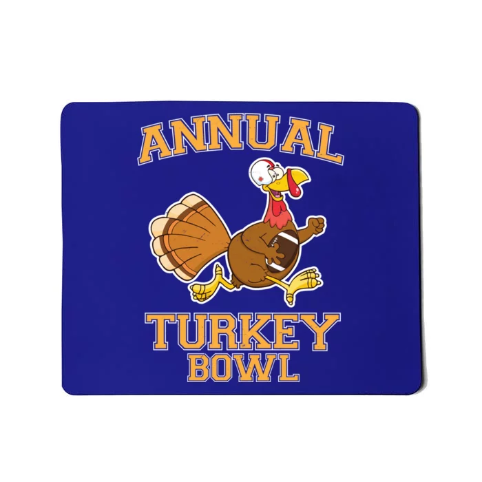 Annual Turkey Bowl Football Sport Lover Funny Thanksgiving Cute Gift Mousepad