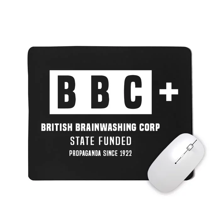 Andrew Tate Bbc British Brainwashing Corp State Funded Mousepad