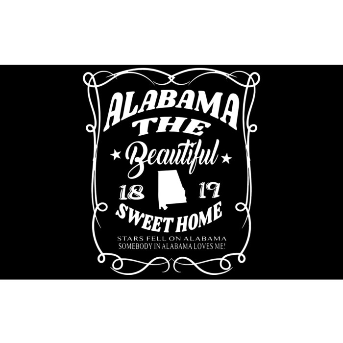 Alabama The Beautiful Alabama State 1819 Sweet Home Alabaman Bumper Sticker