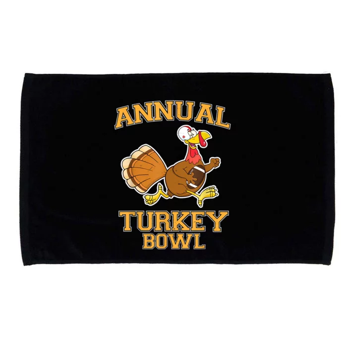 Annual Turkey Bowl Thanksgiving Football Great Gift Microfiber Hand Towel