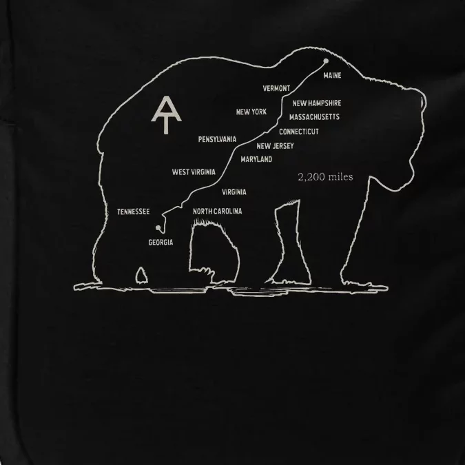 Appalachian Trail Bear Symbol Of Appalachian National Park Impact Tech Backpack