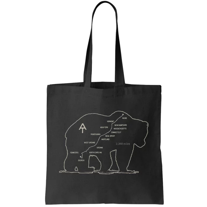 Appalachian Trail Bear Symbol Of Appalachian National Park Tote Bag