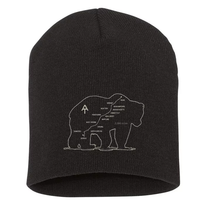 Appalachian Trail Bear Symbol Of Appalachian National Park Short Acrylic Beanie