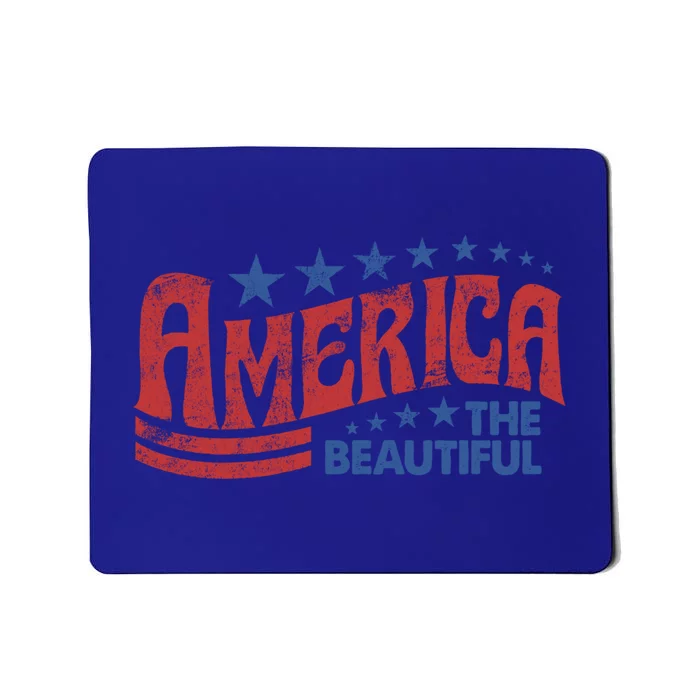 America The Beautiful 4th Of July Vintage Gift Mousepad