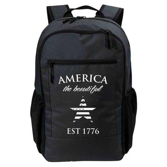 America The Beautiful Est 1776 Gift Daily Commute Backpack