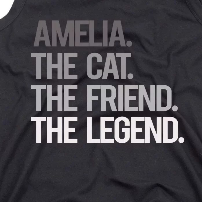 Amelia The Cat The Friend The Legend Tank Top