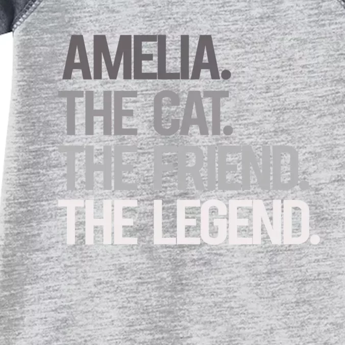 Amelia The Cat The Friend The Legend Infant Baby Jersey Bodysuit