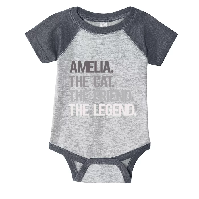 Amelia The Cat The Friend The Legend Infant Baby Jersey Bodysuit