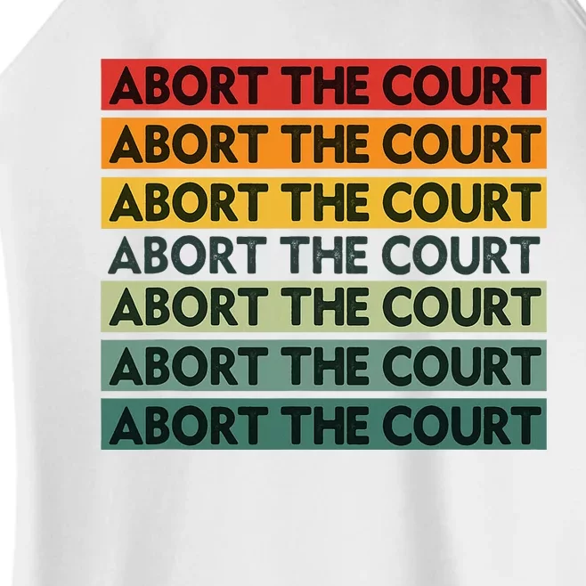 Abort The Court Scotus Reproductive Rights Women’s Perfect Tri Rocker Tank