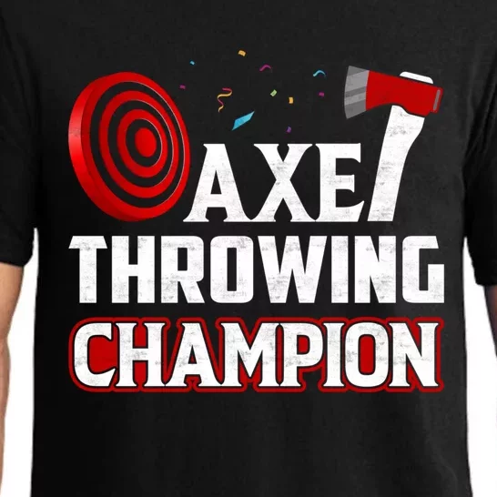 Axe Throwing Champion Sawdust Woodworker Carpenter Gift Pajama Set