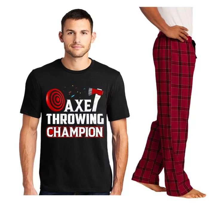 Axe Throwing Champion Sawdust Woodworker Carpenter Gift Pajama Set