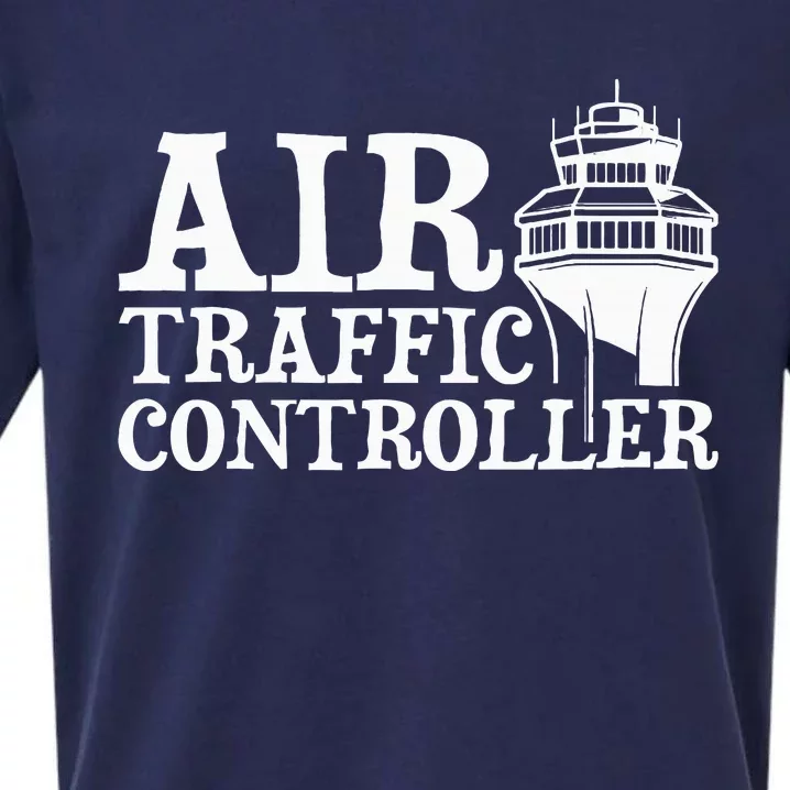 Air Traffic Controller Atc Aviation Airfield Tower Control Sueded Cloud Jersey T-Shirt