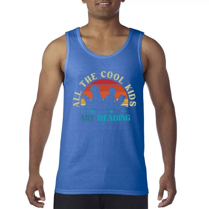 All The Cool Are Reading Books Gift Tank Top