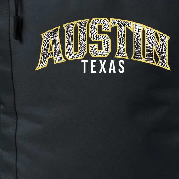 Austin Texas College Font Daily Commute Backpack