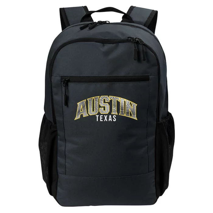 Austin Texas College Font Daily Commute Backpack