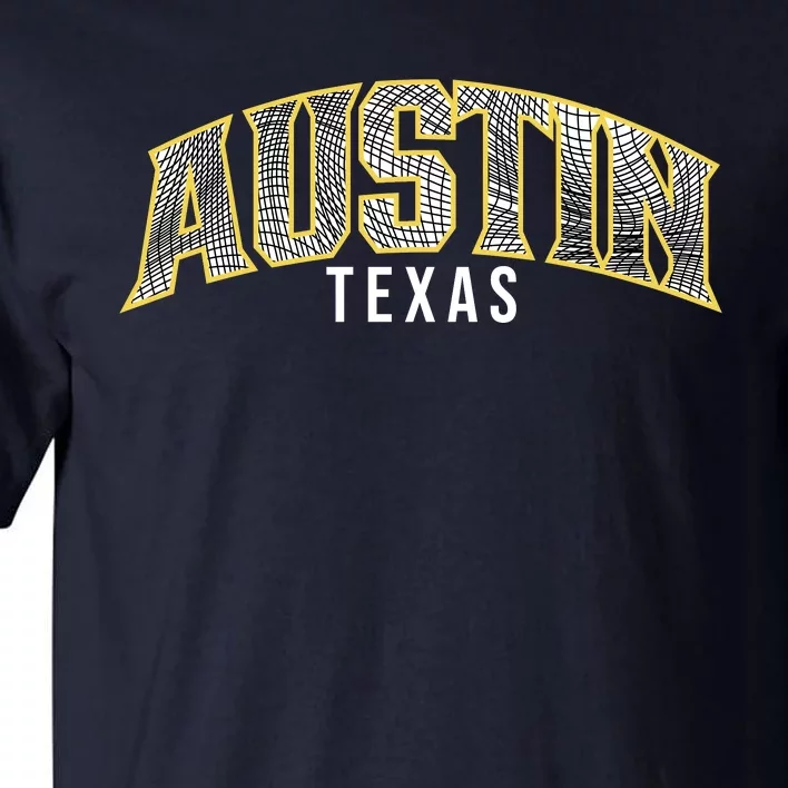 Austin Texas College Font Tall T-Shirt