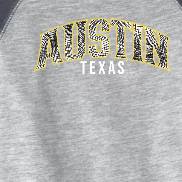 Austin Texas College Font Toddler Fine Jersey T-Shirt