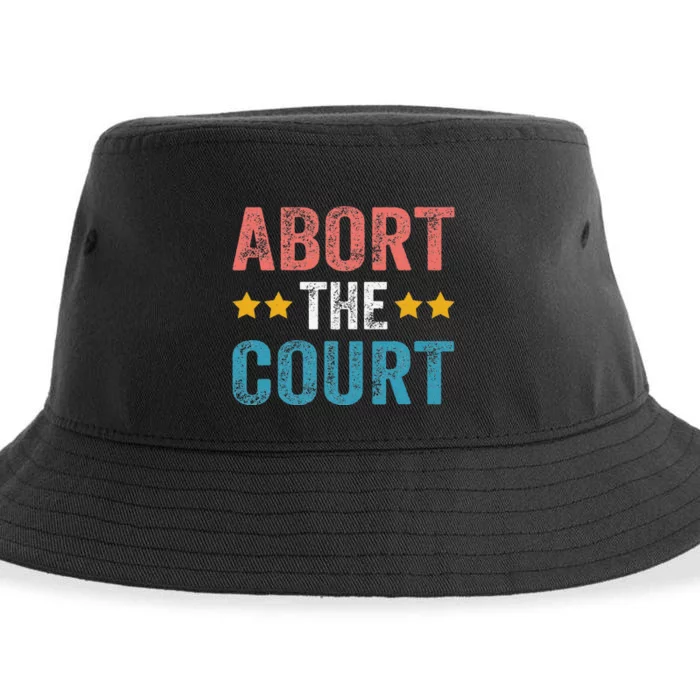 Abort the court 4th Of July Sustainable Bucket Hat