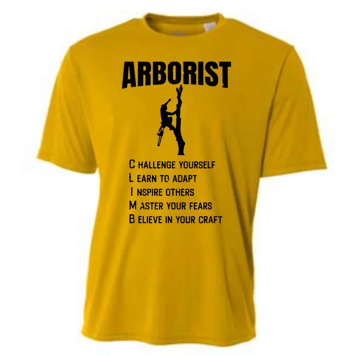 Arborist Tree Climber Lumberjack Cooling Performance Crew T-Shirt