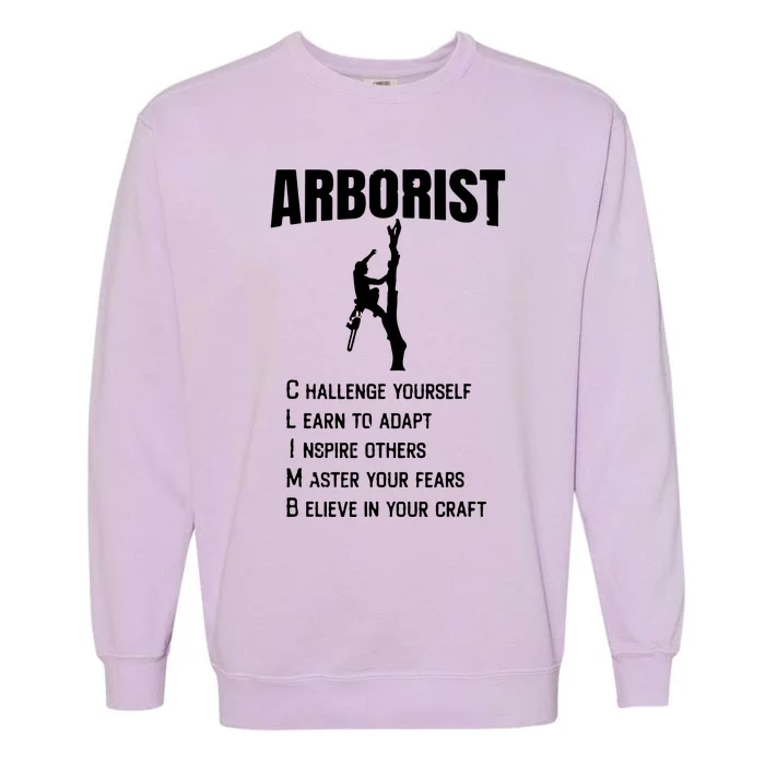 Arborist Tree Climber Lumberjack Garment-Dyed Sweatshirt