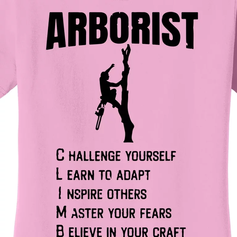 Arborist Tree Climber Lumberjack Women's T-Shirt