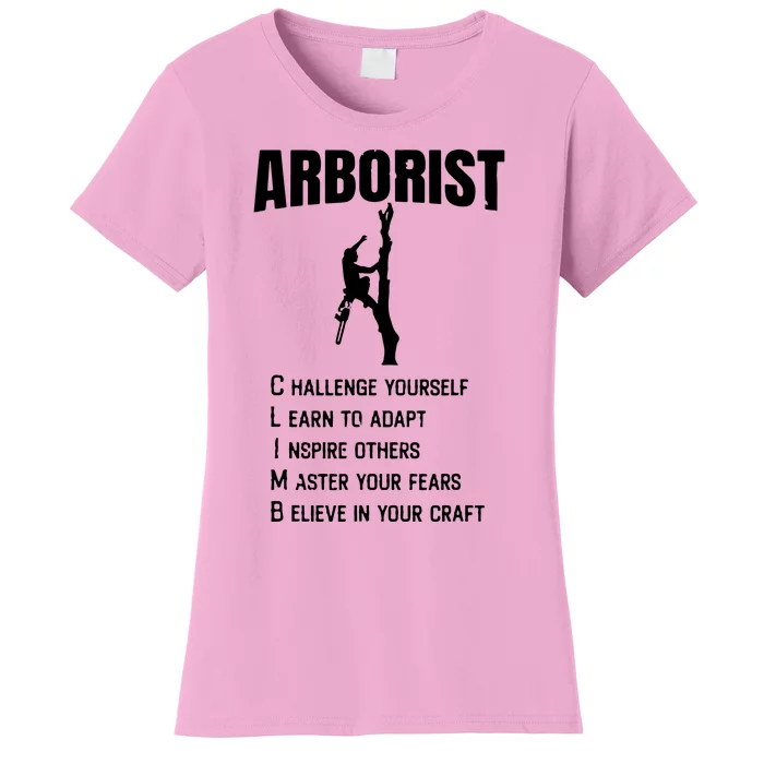 Arborist Tree Climber Lumberjack Women's T-Shirt