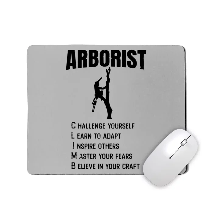 Arborist Tree Climber Lumberjack Mousepad