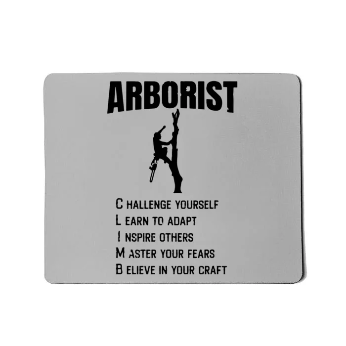 Arborist Tree Climber Lumberjack Mousepad