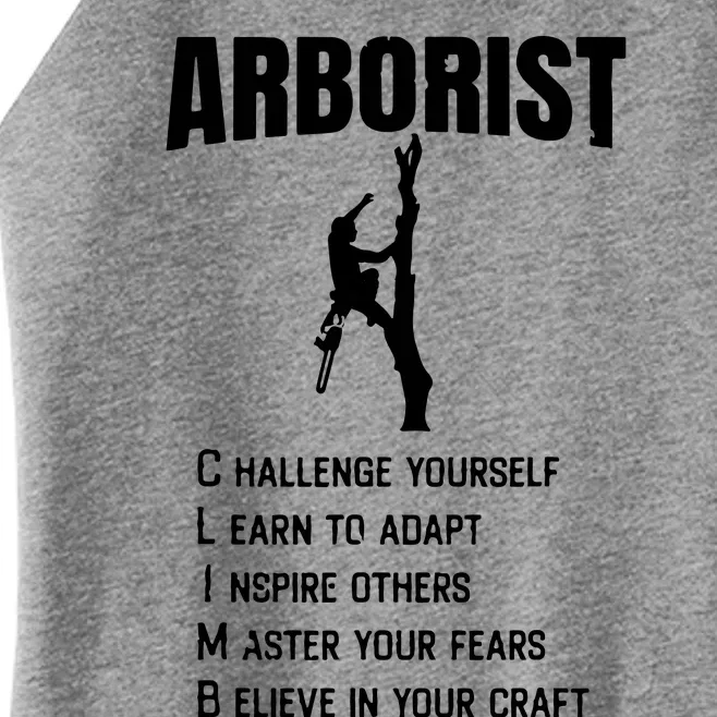 Arborist Tree Climber Lumberjack Women’s Perfect Tri Rocker Tank