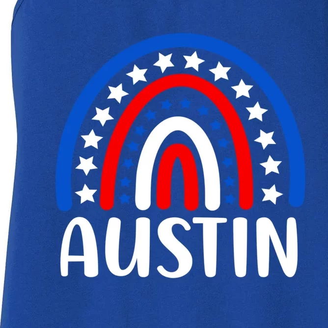 Austin Texas Cool Gift I Love Austin Texas Usa Gift Women's Racerback Tank