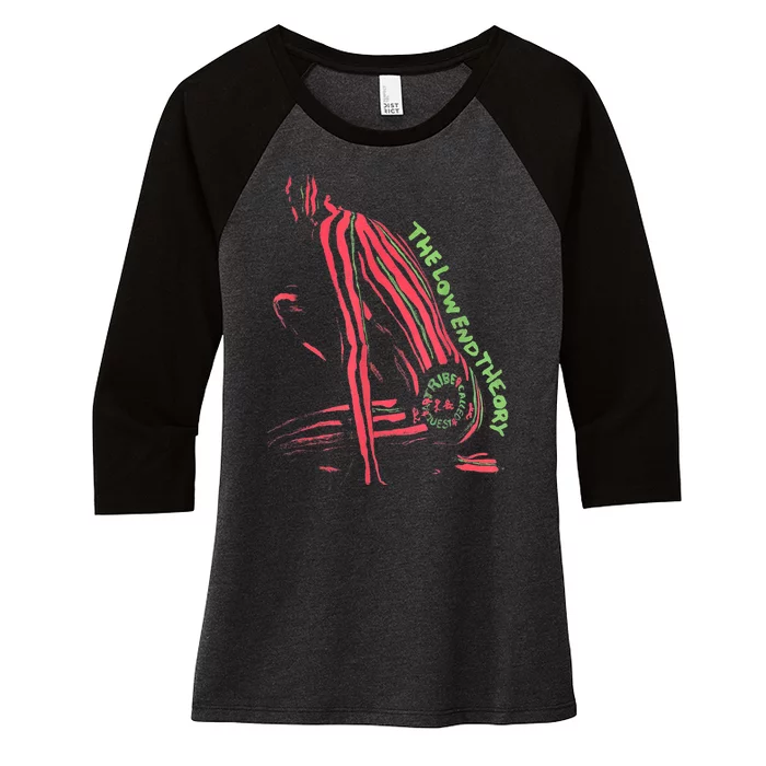 A Tribe Called Quest Low End Theory Women's Tri-Blend 3/4-Sleeve Raglan Shirt