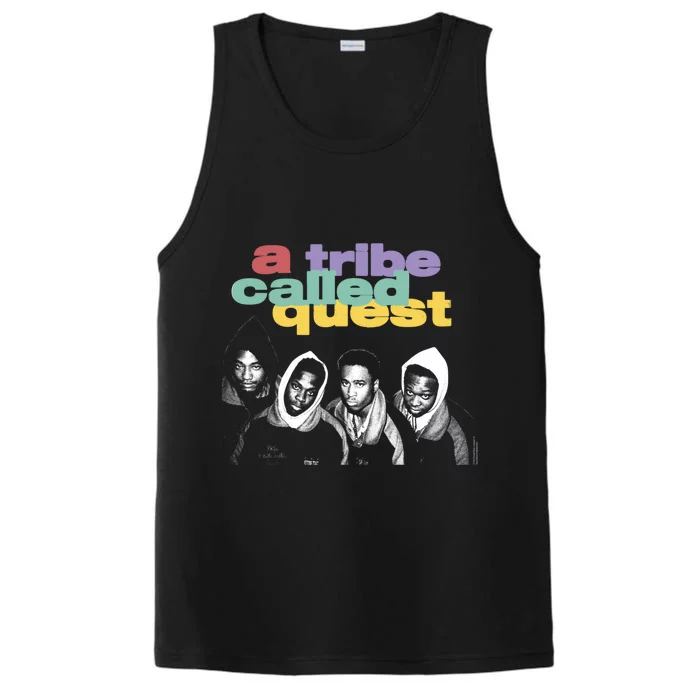 A Tribe Called Quest Group With Pastel Logo Gift Performance Tank