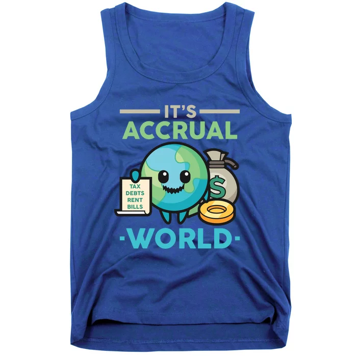 Accounting Tax Consultant Numbers Fiscal Its Accrual World Gift Tank Top