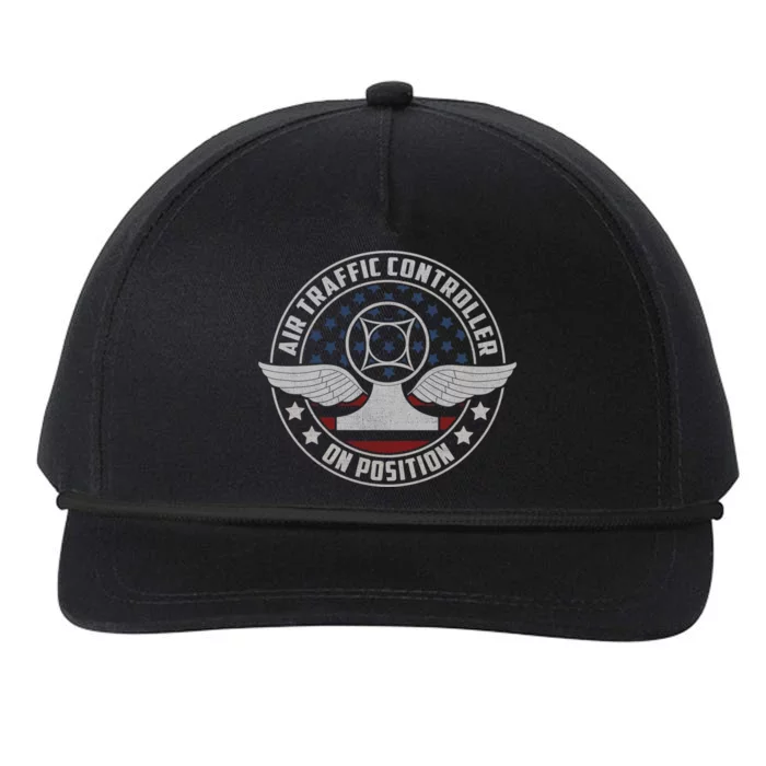 Air Traffic Controller Us Military Gift Snapback Five-Panel Rope Hat