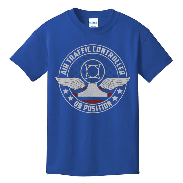 Air Traffic Controller Us Military Gift Kids T-Shirt