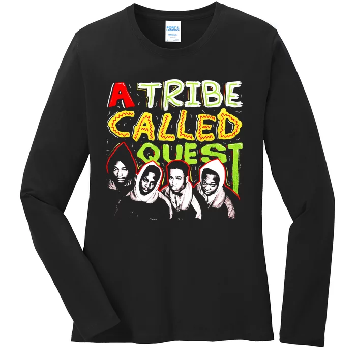 A Tribe Called Quest 90s Throwback Meaningful Ladies Long Sleeve Shirt