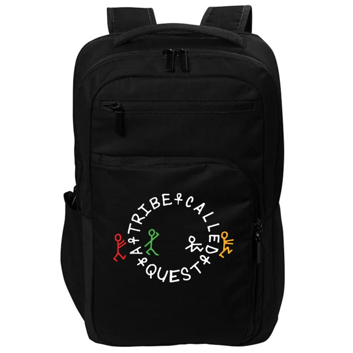 A Tribe Called Quest Circle Logo Grey Funny Gift Impact Tech Backpack