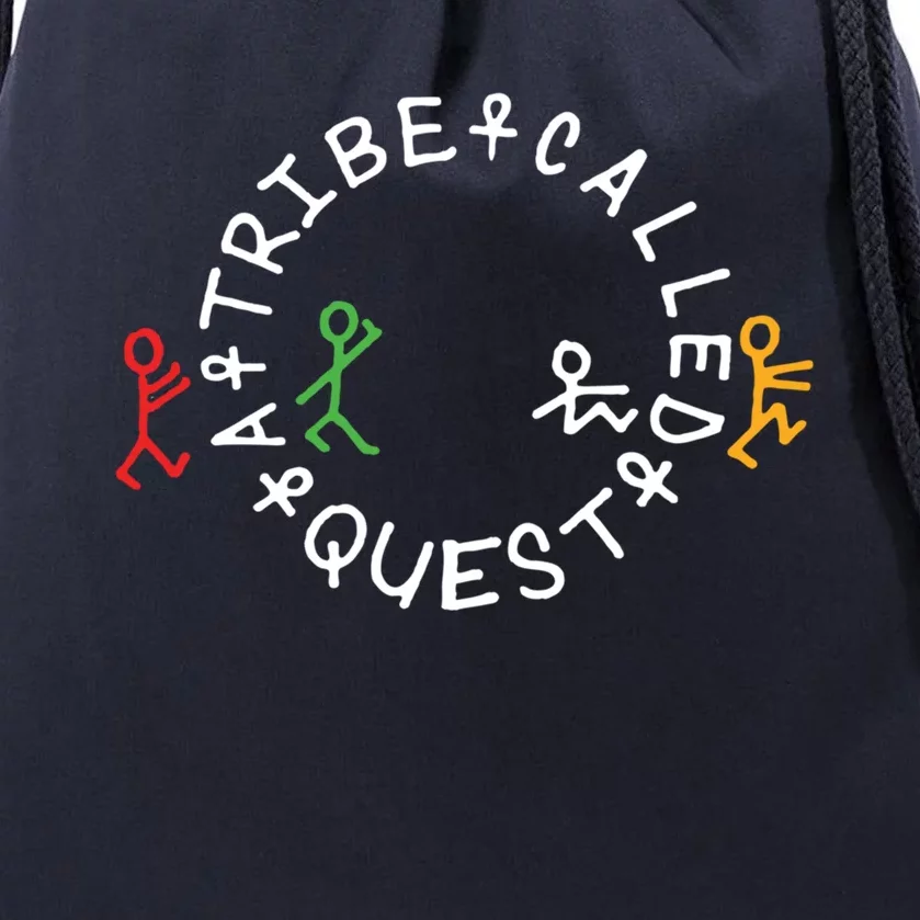 A Tribe Called Quest Circle Logo Grey Funny Gift Drawstring Bag