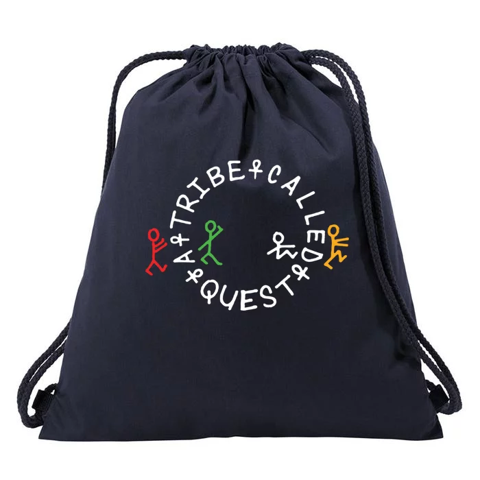 A Tribe Called Quest Circle Logo Grey Funny Gift Drawstring Bag