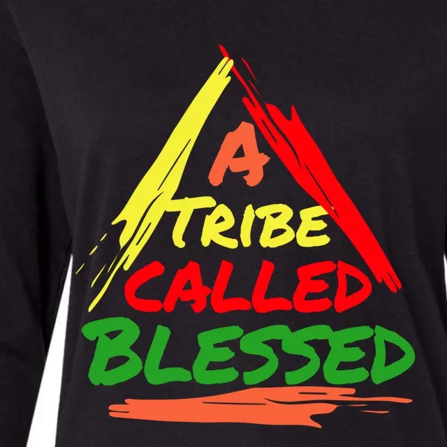 A Tribe Called Blessed Womens Cotton Relaxed Long Sleeve T-Shirt