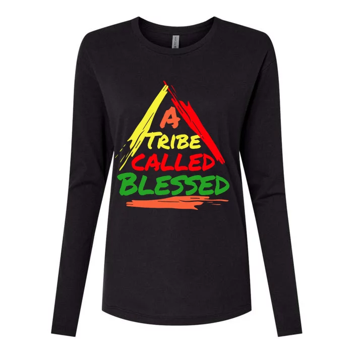 A Tribe Called Blessed Womens Cotton Relaxed Long Sleeve T-Shirt