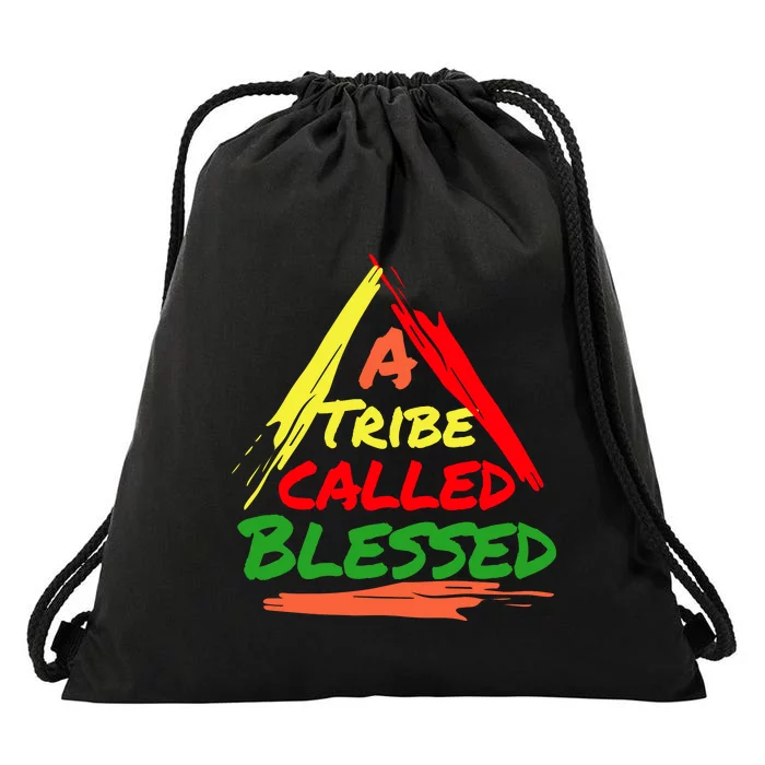 A Tribe Called Blessed Drawstring Bag