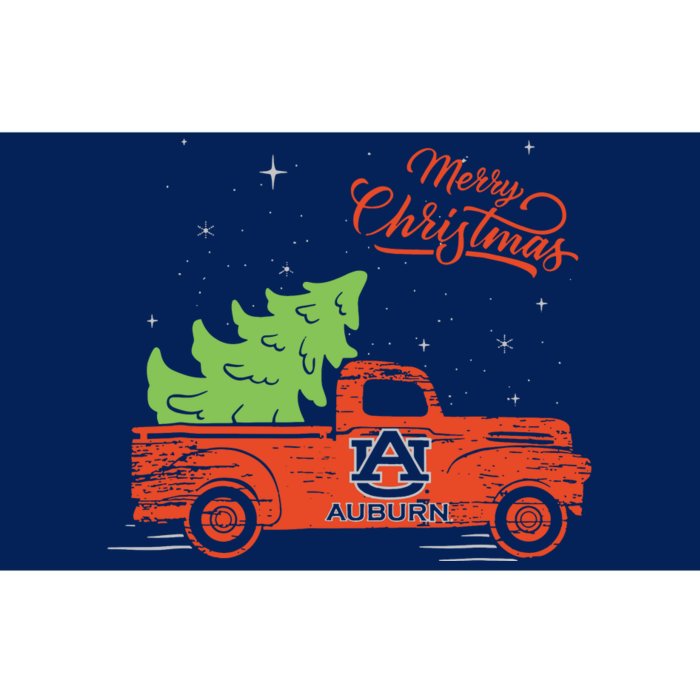 Auburn Tigers Christmas Truck Apparel Bumper Sticker